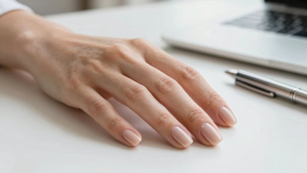 healthy nails for office workers