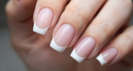 miniature french nail designs