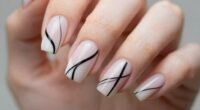 minimalist geometric nail designs
