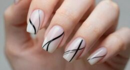 minimalist geometric nail designs