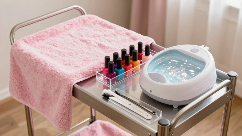 mobile pedicure setup options