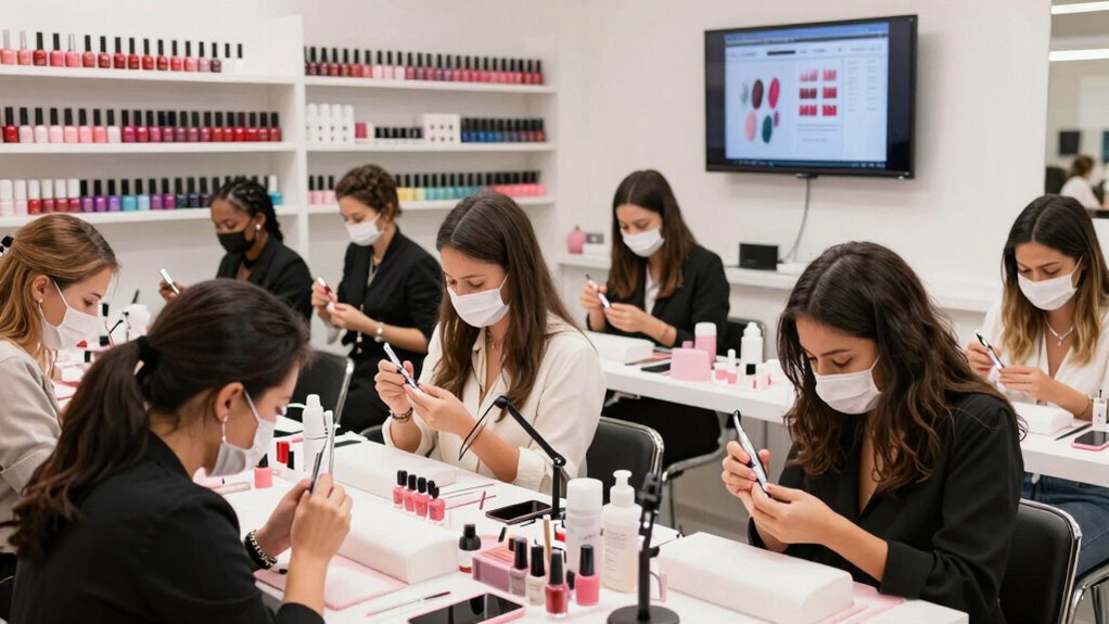 nail careers outside salon