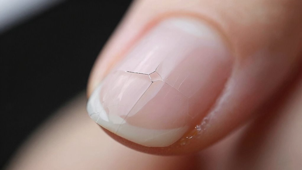 nail cracks signal underlying stress