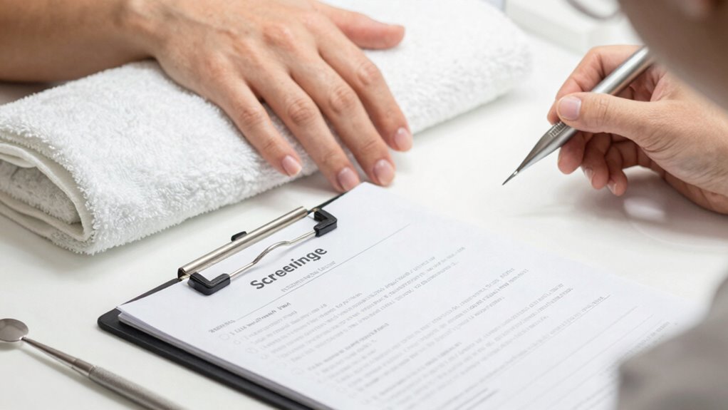 nail health screening questions