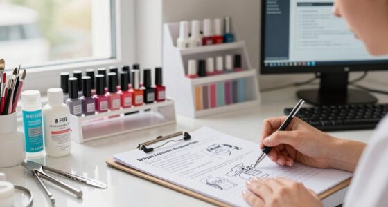 nail salon exposure plan