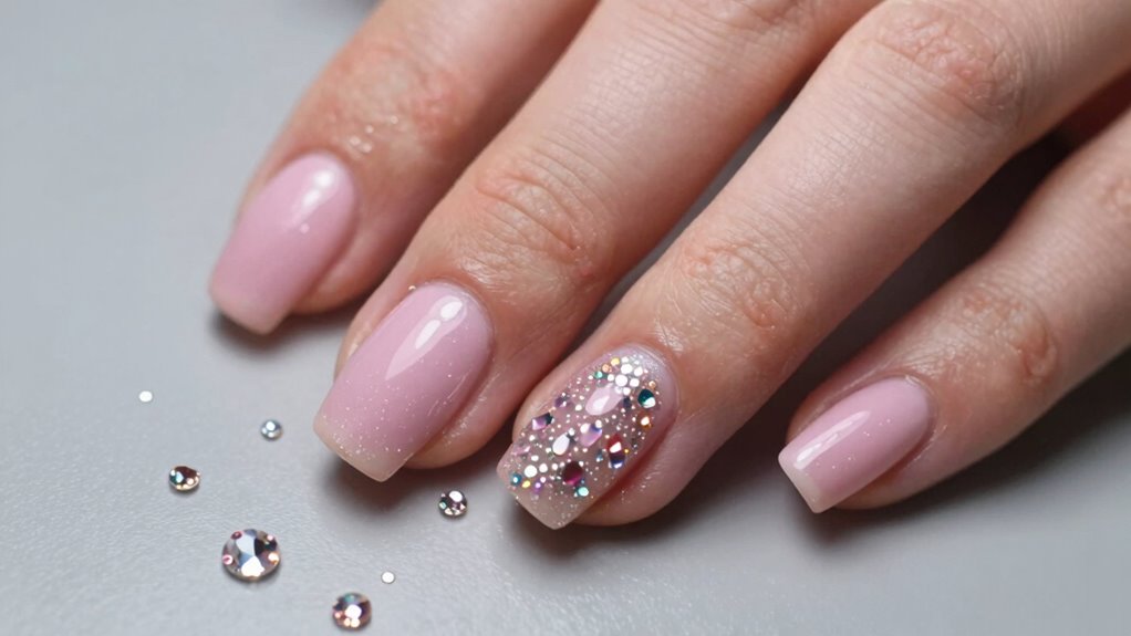 nail stones falling off