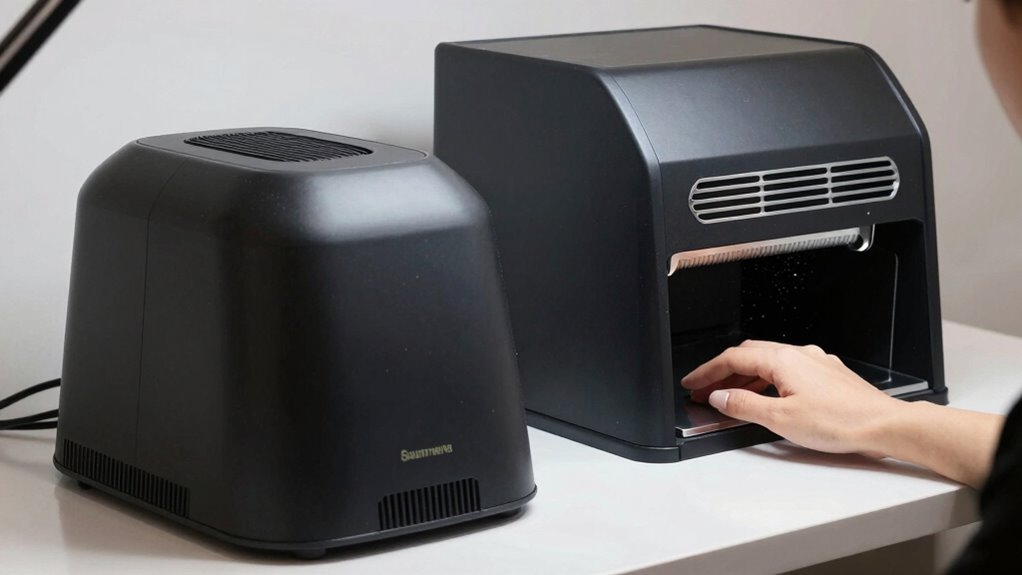 nail table dust collection