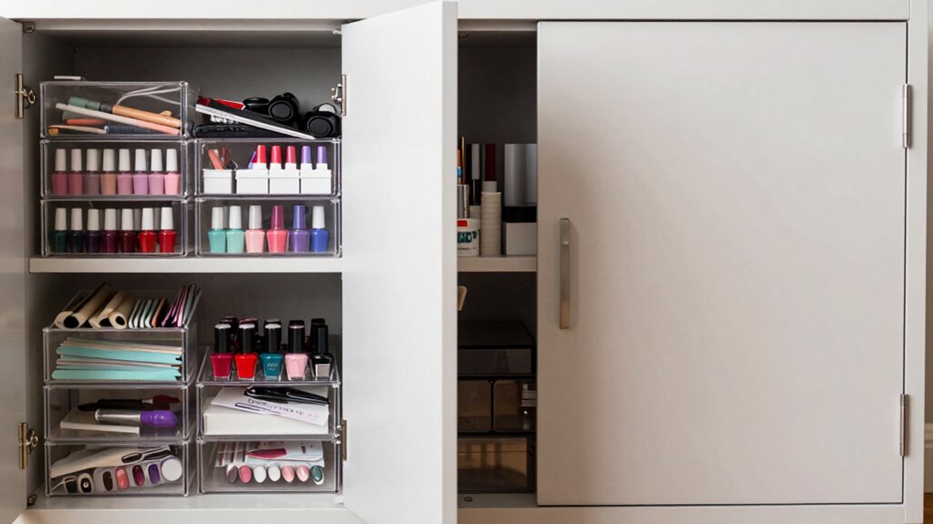open vs closed eco friendly storage