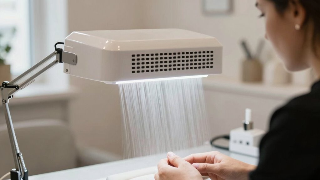 optimize nail salon ventilation