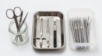 organize and disinfect nail tools