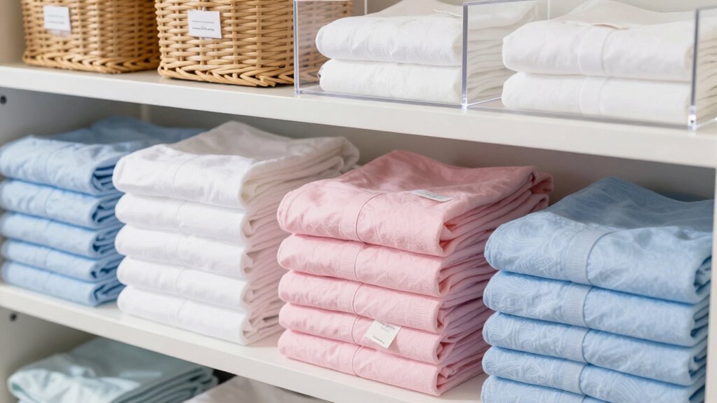 organize store maintain linens