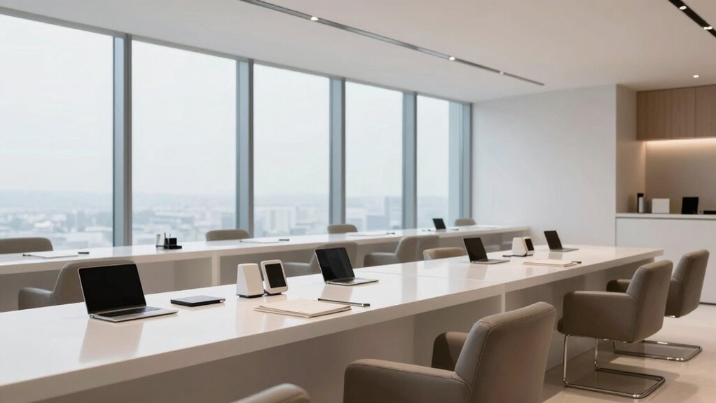 organized spacious upscale environment