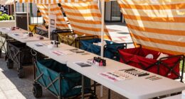 portable salon equipment storage