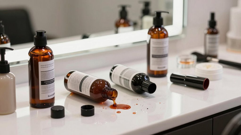 proper handling of salon chemicals