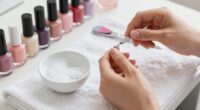 proper manicure step sequence