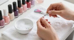 proper manicure step sequence