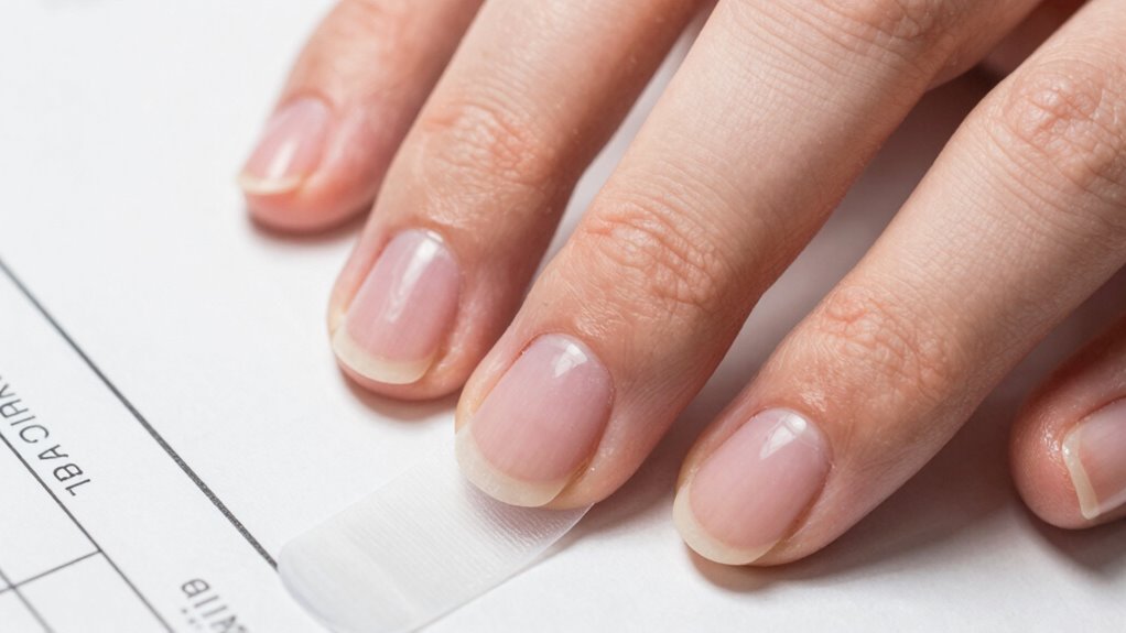 proper placement for downward nails