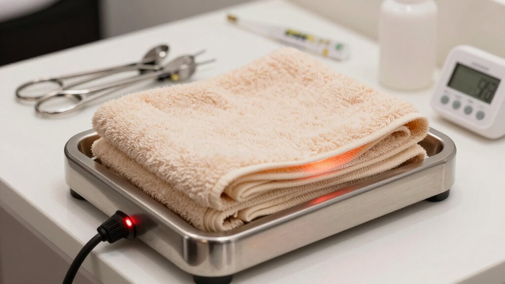 safe heated towel practices