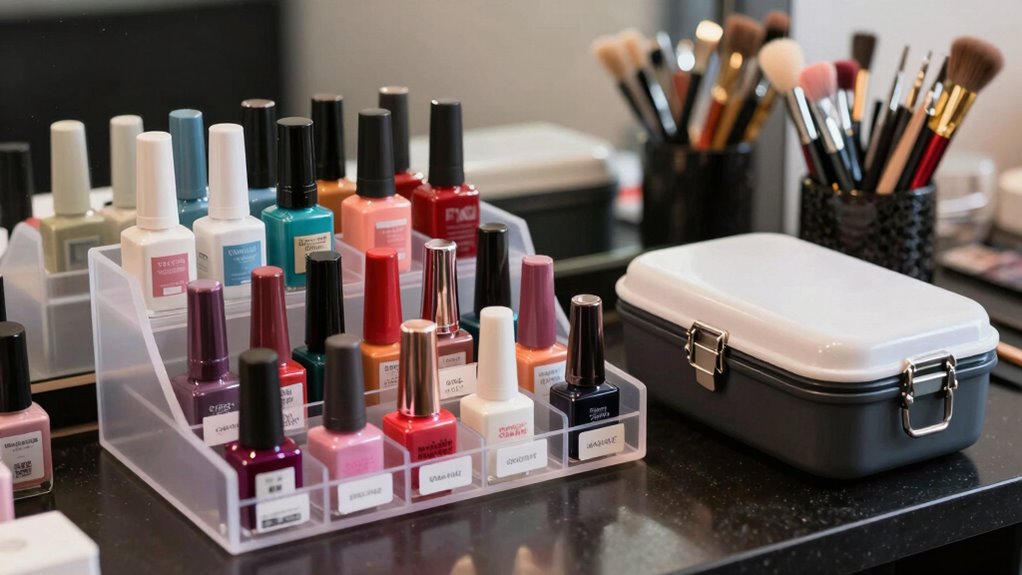 safe nail product storage