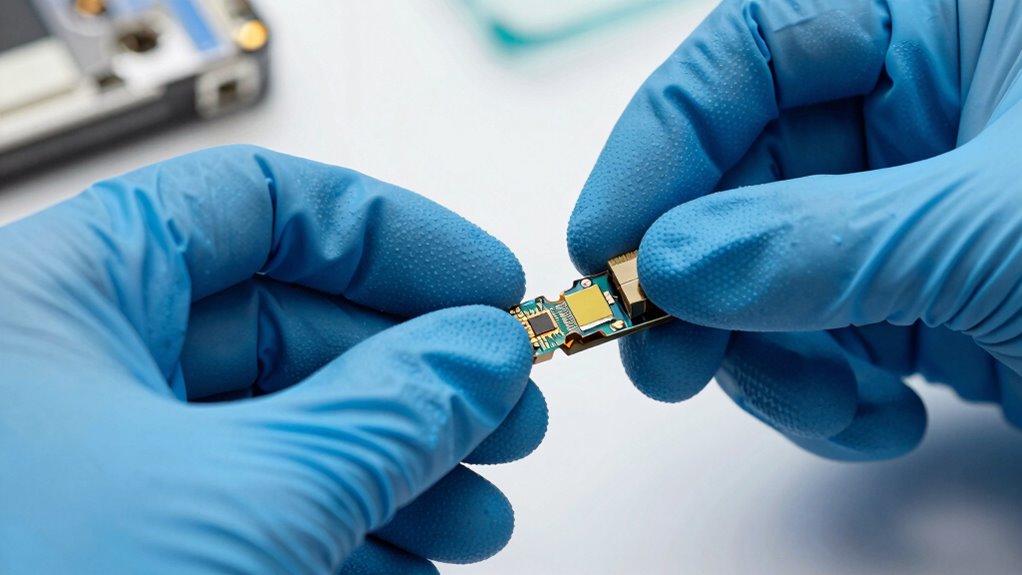 safety gloves prevent contamination