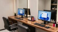salon front desk setups