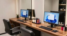 salon front desk setups