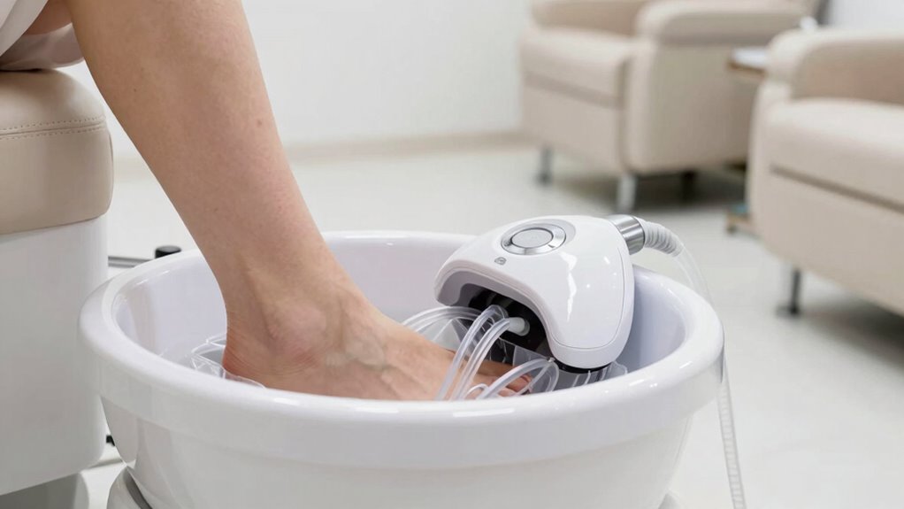 sanitary tubing free pedicure