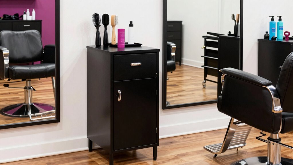 secure storage for salons