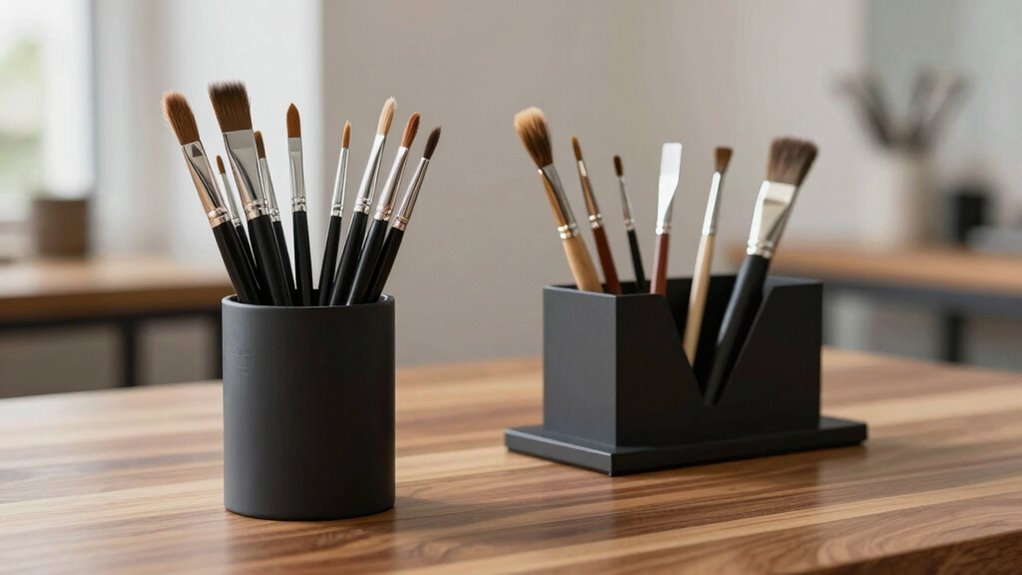 selecting proper brush storage