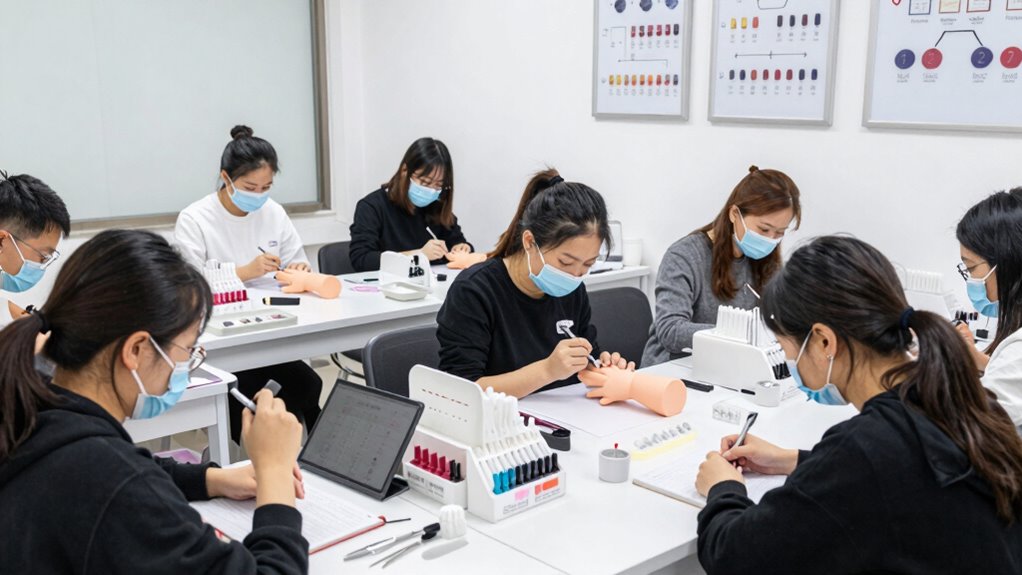 standardized nail education workflows