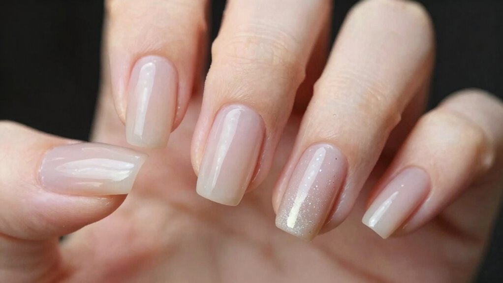 subtle elegant nail art