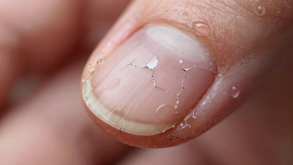 wet dry cycle weakens nails