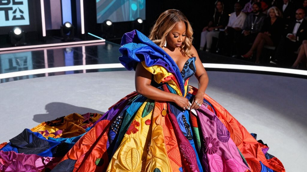 Queen Latifah’s Kilian Kerner Look Brings Textural Volume to the BET Awards 2026 Red Carpet