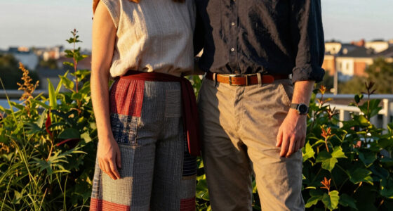 Swift and Kelce outfits by Northern Irish designer