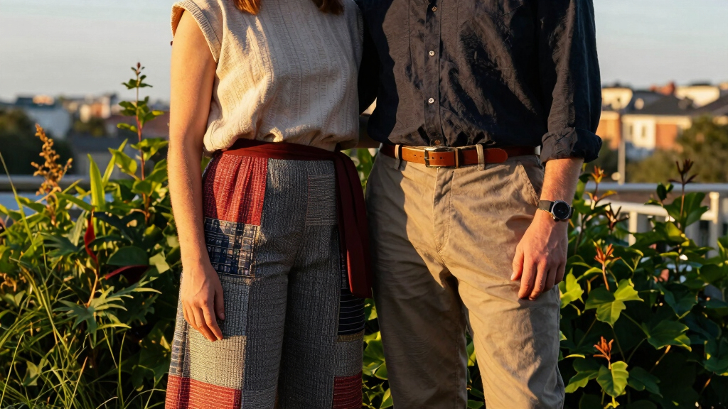 Swift and Kelce outfits by Northern Irish designer
