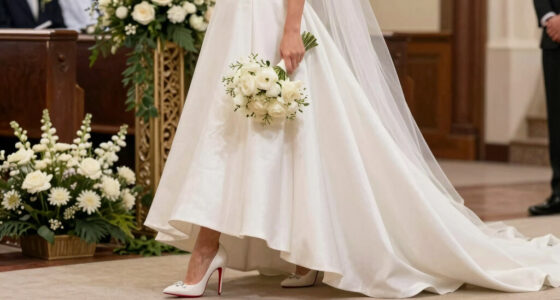 Taylor Swift Walks Down the Aisle in Custom Christian Louboutin Shoes to Marry Travis Kelce