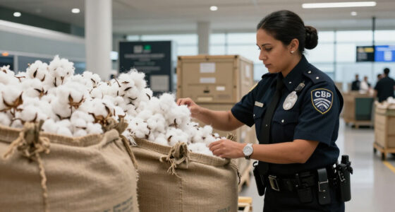 CBP Seizes 440 Pounds Of Unprocessed Cotton At Virginia’s Dulles Airport
