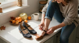 Sandra Bullock Proves The T-Strap Fall Shoe Trend Works For Women In Their 60S