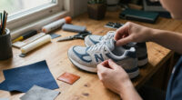 New Balance Swaps Suede For Leather And Nubuck On The 990V4 Made In USA "Navy/Meteorite"