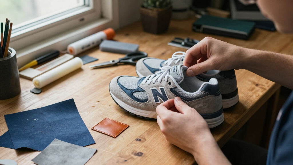 New Balance Swaps Suede For Leather And Nubuck On The 990V4 Made In USA "Navy/Meteorite"