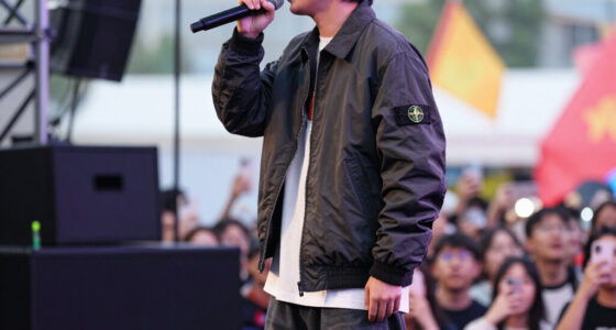 Skepta Wore Stone Island On Stage All Weekend