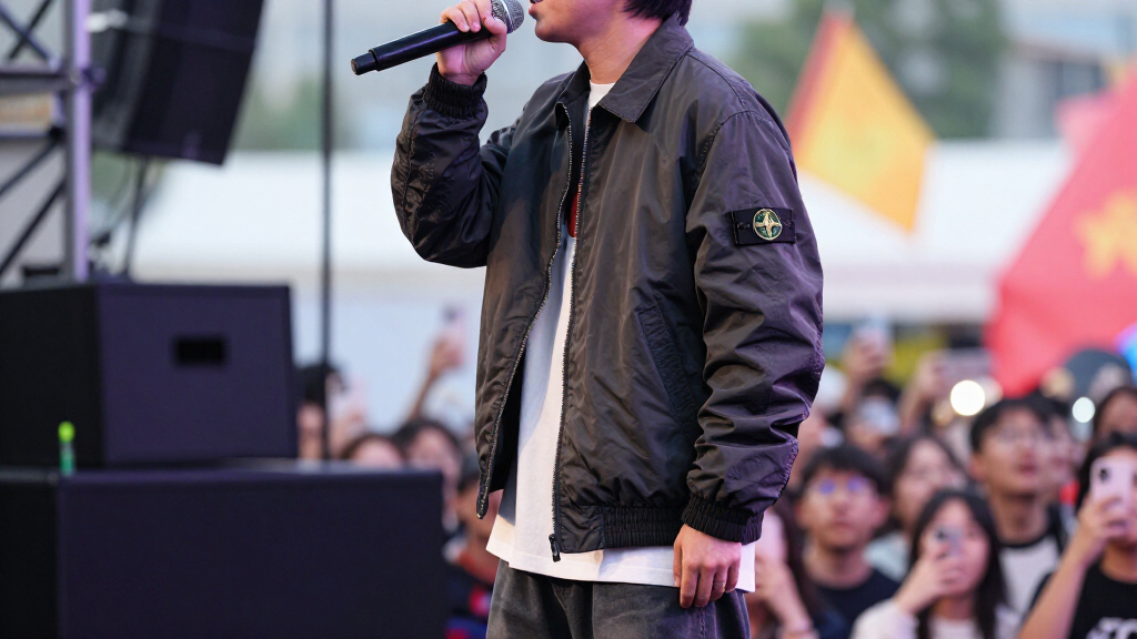 Skepta Wore Stone Island On Stage All Weekend