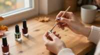 Argyle Nails Are The Cosy Cool-Girl Manicure To Know This Autumn