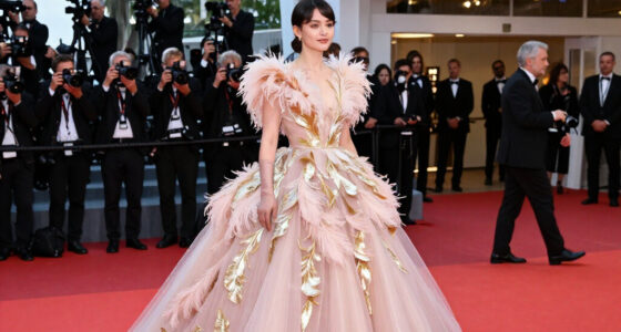 Elle Fanning's Over-the-Top 'Hunger Games' Premiere Dress Would Make Effie Proud